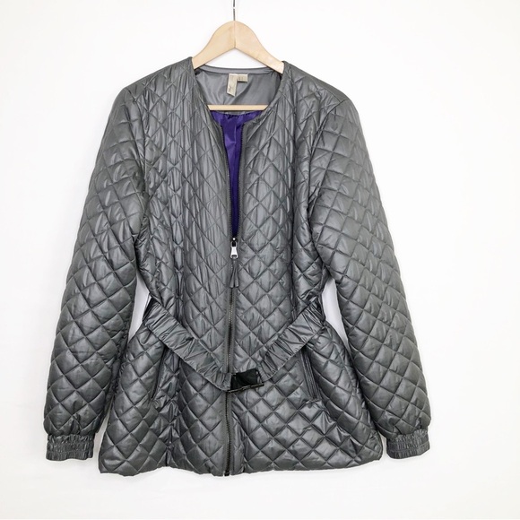 Forever, 21 gray quilted jacket - Picture 11 of 11